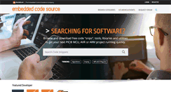 Desktop Screenshot of embeddedcodesource.com